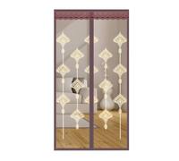 Magnetic Screen Door, 195 x 180 cm, Easy Installation, Strong Magnet Strength, Self-Sealing Mesh, Pet Tested, Hands-Free Entry, Durable Doorway Magnet Closure