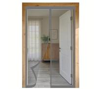 Magnetic Screen Door 200 x 270 cm Keeps Bugs Out, Lets Fresh Air in, No Gap, Snap Shut Automatically, Hands Free Mesh Screen Door Nets for Patio Doors Balcony Bedroom, Grey