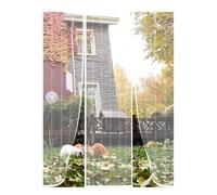 Magnetic Screen Door 280x270cm Double-Sided Bug Mesh Curtain Automatic Closure Mosquito Proof Doorway ct Trap for Home Easy Install Fly & Mosquito Protection
