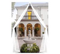 Magnetic Screen Door 65 x 380 cm Powerful Magnets and Full Frame Magic Tape Fly Insect Screen Door Easy to Install Without Drilling for Patio Bedroom Sliding Kitchen, White