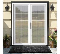 Magnetic Screen Door 68 x 173 cm with Reinforced Magnetic Strips Auto-Close, No Tools Installation, Keep Insects, Resistente Screen Door Curtain for Sliding, White