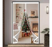 Magnetic Screen Door 80 x 210 cm Warm Winter, Windproof Soundproofing, Windproof Waterproof, Thermal Thermal Magnetic Door Curtain for Balcony Patio, A
