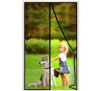 Magnetic Screen Door, 90x170cm for Patio, Sliding, Large Door,Easy Adhesive Mounting Without Drilling, Suitable for Home Campers, Black 1995-Size