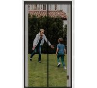 Magnetic Screen Door 96 x 199 cm with Reinforced Magnetic Strips Auto-Close, No Tools Installation, Keep Insects, Door Screen Fly Bug for Sliding Patio Keep, Black