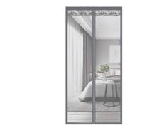 Magnetic Screen Door Curtain Automatic Closed Home Ventilation Door Curtain Without Perforating Ventilation Home for Patio Doors Balcony Bedroom(120x210cm)