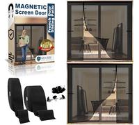 Magnetic Screen Door for French, Sliding & Double Doors, Pet & Kid Friendly