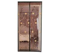 Magnetic Screen Door for Sliding Patio & French DoorsMagic Mesh Curtain with Strong Magnets 130 x 220 cmEasy Installation & HandsFree Entry