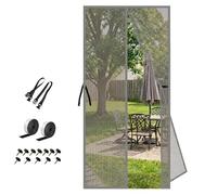 Magnetic Screen Door, Heavy Duty Fiberglass Screen Mesh with Weighted Blocks, Hands-Free Doors Screen with Stay Open Buckles for Sliding Doors, Patio, Pets and Kids Friendly