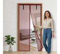 Magnetic Screen Door Heavy Duty, Front Door Screens, Retractable Screen Doors，Magnetic Closure Thicken Tear，Resistant Mesh Keep Bugs Out, for Patio，Porch，Home Gym，Workshop