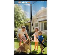 Magnetic Screen Door, Keep Bugs Out, Pet & Kid Friendly，Works with Front Doors, Sliding Doors,Fit Door Size 36 x 80 Inches Black