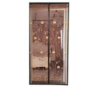 Magnetic Screen Door with Mesh Curtain EasyClose Magic Screen for Sliding Patio French Front & Back Doors 110x200 cmInsectProof & Durable Design