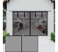 Magnetic Screen Door with Stay Open Buckles, Heavy Duty Mesh Net Curtain for Patio and Bedroom, Seamless Auto Close Powerful Magnets, Allows Fresh Breeze in 244x305cm 427x213cm 488x213cm