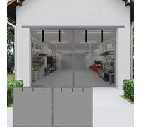 Magnetic Screen Door with Stay Open Buckles, Heavy Duty Mesh Net Curtain for Patio and Bedroom, Seamless Auto Close Powerful Magnets, Allows Fresh Breeze in 244x305cm 427x213cm 488x213cm