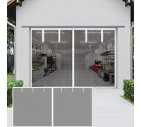 Magnetic Screen Door with Stay Open Buckles, Heavy Duty Mesh Net Curtain for Patio and Bedroom, Seamless Auto Close Powerful Magnets, Allows Fresh Breeze in 244x305cm 427x213cm 488x213cm