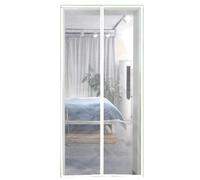 Magnetic Screen DoorFiberglass Reinforced Mesh Curtain for Back & Front Doors 80x220 cm Easy Install Bug Proof Adjustable Fit for Bedrooms Living Rooms & Kitchens