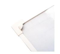 Magnetic Screen Summer Mesh Curtain Removable Washable Magnetic Window Screen(GrayNet White Frame,70x130cm)