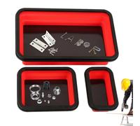 Magnetic Screw Background Shelf - Durable Magnetic Parts Metal Shelves | Portable Tool Organizer for Screws, Nails, Small Fittings, Non Slip Magnetic Base for Workshop and GA