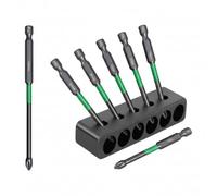 Magnetic Screw Bits Driver Magnetic Heads Set, Precision Screwdriver Bits Kit for Home Electrician, Carpentry, Plumbing, Woodworking, Automotive, Construction, Building Repair Work