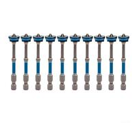 Magnetic Screw Locator Set With Depth Control Ring For Precise Drywall Installation And Wall Repair Projects In Metal Finish Ten Piece Kit Included For Professional Use(75mm)