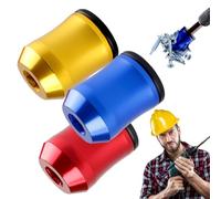 Magnetic Screw Ring The Quantum Grip Strong Magnetic Screw Ring, 1/4 Inch/6.35mm Universal Magnetics Screws Rings Head Hexagonal Design (C)