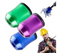 Magnetic Screw Ring The Quantum Grip Strong Magnetic Screw Ring, 1/4 Inch/6.35mm Universal Magnetics Screws Rings Head Hexagonal Design (D)