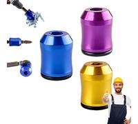 Magnetic Screw Set, 1/4" Hex Drill Bit Magnetizer and Demagnetizer for Power Tools and Screwdrivers, Universal Quick Magnetic Bit Holder for Screws(D-1)