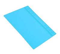 Magnetic Screw Storage Table Mat, Repair Mat Magnetic Silicone Computer Phone for Desk Maintenance for Screw Storage for Repair for Solder Station(Light Blue)