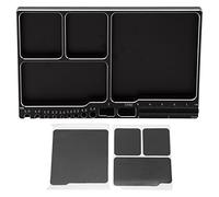 Magnetic Screw Tray,Magnetic Adsorption Magnetic Pad Magnetic Parts Tray,High Hardness Long Service Life RC Repair Screw Tray, for RC Repair (Black)