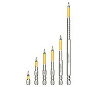 Magnetic Screwdriver Bit - High Magnetic Screwdriver Bits | High Strength Screw Driver Bit Unwinds Interchangeable | S2 Steel, 25 50 65 70 90 150 mm, Electrician Tool