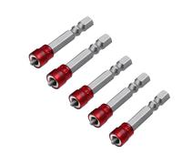Magnetic Screwdriver Bit PH2 Cross-Head 1/4 Inch Hex Shank Screwdriver Holder Ring for House Working Electric Screwdriver Kit(5pcs)