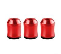 Magnetic Screwdriver Bit Ring Set 3pcs Magnetizer Booster for Impact Wrench Hex Bits 1/4 Inch Drill Tools Red Blue Yellow(red)