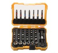 Magnetic Screwdriver Bit Set 38/50 Pieces with 6 3mm Hex Head for Home Repair Tools Designed to Work in Awkward and Tight Positions with Strong Grip (A)