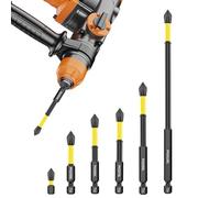 Magnetic Screwdriver Bit Set - Anti -Slip Precision Drill Bits | 1/4" Hex Steel Driver Bonds S2 | Compatible Electric Screwdriver | K