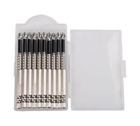 Magnetic Screwdriver Bit Set Cross Head PH2 10 Pack Long Drill Bits for Electric Tools Hand Drill 50-150mm Alloy Steel Construction(100mm)