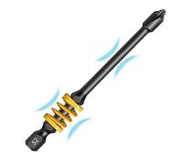 Magnetic Screwdriver Bit Set, Hand Electric Drill, 2.56/3.54/4.33 Inches Size Anti Slip Head Cross Shank, Precision Drilling Extension Nut for Home Electrician Construction, S2 Alloy Steel