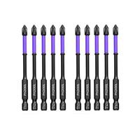 Magnetic Screwdriver Bits, Anti-Slip Shockproof Cross Impact, Hexagonal Handle, Alloy Steel, 30 Pcs for Power Tools, Precision Practical, 65mm Length
