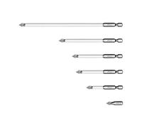 Magnetic Screwdriver Bits,Electric Driver Tip Set of 6 - High-Precision Multi-Purpose Anti-Slip Bits for Plumbing Construction Automotive Maintenance Metalworking Roofing