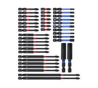 Magnetic Screwdriver Drill Bit Set, Non-Slip Screwdriver Bits, Hexagonal Tips Professional for Cabinet Making Drywall Installation Auto Industrial Appliance