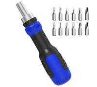 Magnetic Screwdriver Set - 13-in-1 Precision Magnetic | Multi Tool Screwdriver Ratcheting Set - for Mechanic Automotive Appliance HVAC Home Workshop