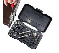 Magnetic Screwdriver Set - 34-in-1 Universal Multi Bit Portable,Magnetic Ratcheting Screw Driver,for Electronics DIY Projects Appliance Bicycle Computer Car Repair