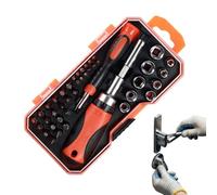 Magnetic Screwdriver Set | Magnetic Portable Multifunctional Tool Ratchet Screwdriver Set | for Automotive Mechanics, DIY Projects, and Furniture