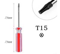 Magnetic Screwdriver Set with for T15 for T20 for T25 for T30 Bits for Xbox 360 Wireless Controller Repair, Compatible with Cell Phone Hard Drive Opening - 1PC(for T15)