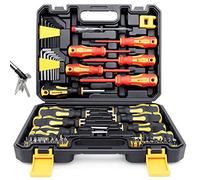 Magnetic Screwdrivers Set with Case, Amartisan 72-Piece Includs Slotted, Phillips, Hex, Square, Pozidriv,Torx Bits and Insulated Screwdriver Set (1000V), Tools for Men
