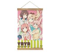 Magnetic Scroll Yuru Yuri Anime Hangers Poster DIY Wall Fabric Decor Hanging Paintings Frame Kit Holder For Living Room