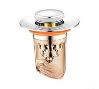 Magnetic Seal Drain Stopper with Thickened Copper Core for Efficient Drainage and Easy Maintenance, Removable Hair and Debris Filter Basket, Fits Most Standard Bathroom and Kitchen Sink Drains