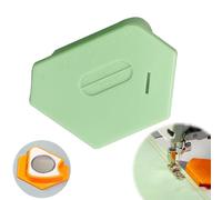 Magnetic Seam Guide for Sewing Machine,Multi-Purpose Tool Polygonal Strong Magnetic Gauge,Polygonal Multifucntional Seam Guide Hemmer with Scale,Sewing Accessories Supplies (A-Green)