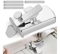Magnetic Seam Guide for Sewing Machine - Sewing Accessories Quilting Accessories Magnetic Seam Guide with 4 Clips Multifunctional Fixed Gauge Tool Compatible with Brother, Overlocker Sewing Machines
