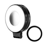 Magnetic Selfie Light, Makeup Photoshoot Lamp, Portable Cute Mirror, Adjustable Lighting Design, Beauty Ring Light for Vlogging, Photography, Travel, Video Recording, 2.36x5.35x0.63 inches