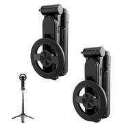 Magnetic Selfie Stick for Phone, Cell Phone Mount with Wireless Remote Control, Foldable Retractable Selfie Stick Stand for Vlog Recording Live Streaming for Travel and Outdoor Activities (2PCs)