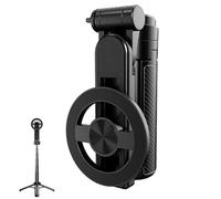 Magnetic Selfie Stick for Phone, Cell Phone Mount with Wireless Remote Control, Foldable Retractable Selfie Stick Stand for Vlog Recording Live Streaming for Travel and Outdoor Activities (1PC)